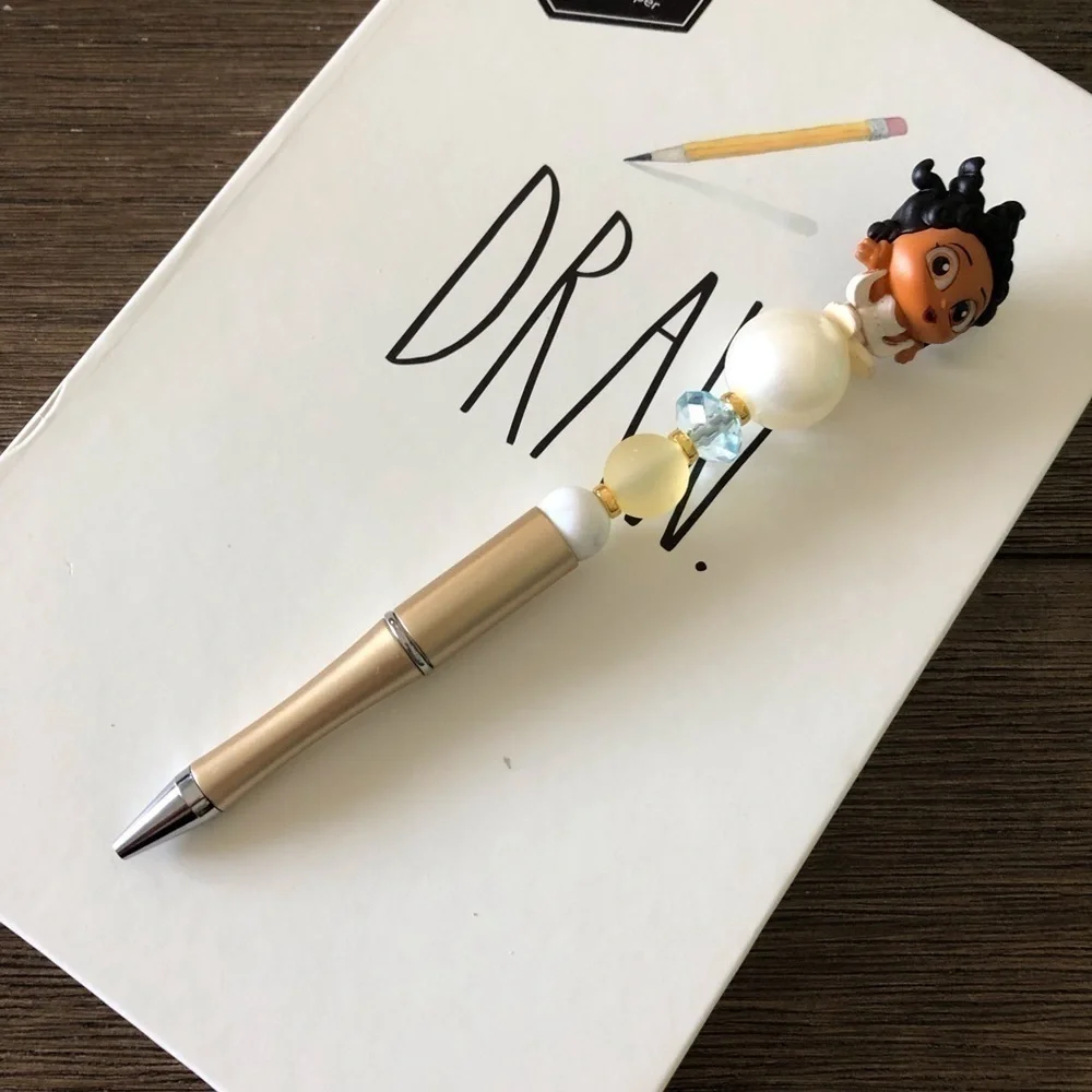 Disney Doorables: Hercules: Muses: Terpsichore handmade beaded pen
